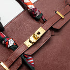 HERMES BIRKIN 25 EPSOM ROUGE H GHW