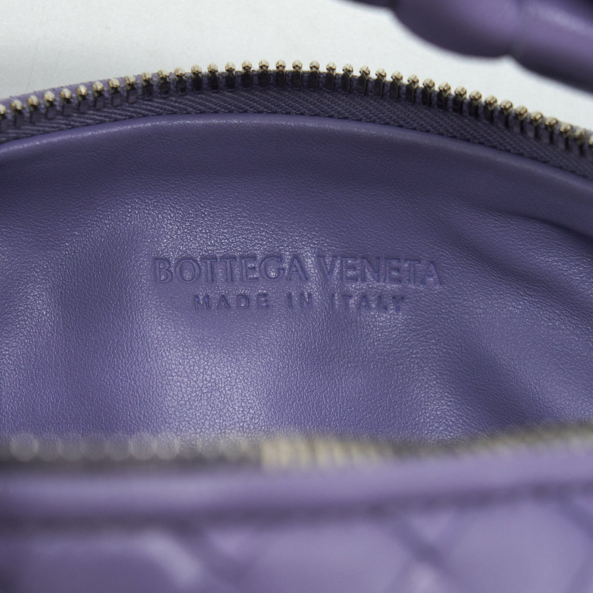 BOTTEGA VENETA MINI JODIE CALFSKIN PURPLE SHW