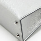 Hermes Mini Kelly II Chèvre Chamkilight Argent SHW