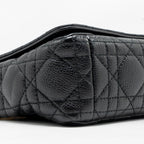 DIOR SMALL CARO BAG CALFSKIN BLACK GHW