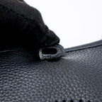 Hermes Mini Evelyn Clemence Black SHW