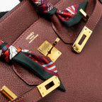 HERMES BIRKIN 25 EPSOM ROUGE H GHW