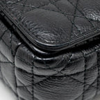 DIOR SMALL CARO BAG CALFSKIN BLACK GHW