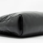 CHANEL MINI 31 BAG SHINY LAMBSKIN BLACK LGHW (MICROCHIP)