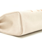 HERMES HERBAG ZIP 31 TOILE H EN RELIEF BRIDES SABLE/ECRU-BEIGE/NAT SABLE
