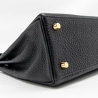 Hermes Kelly 25 Togo Black GHW