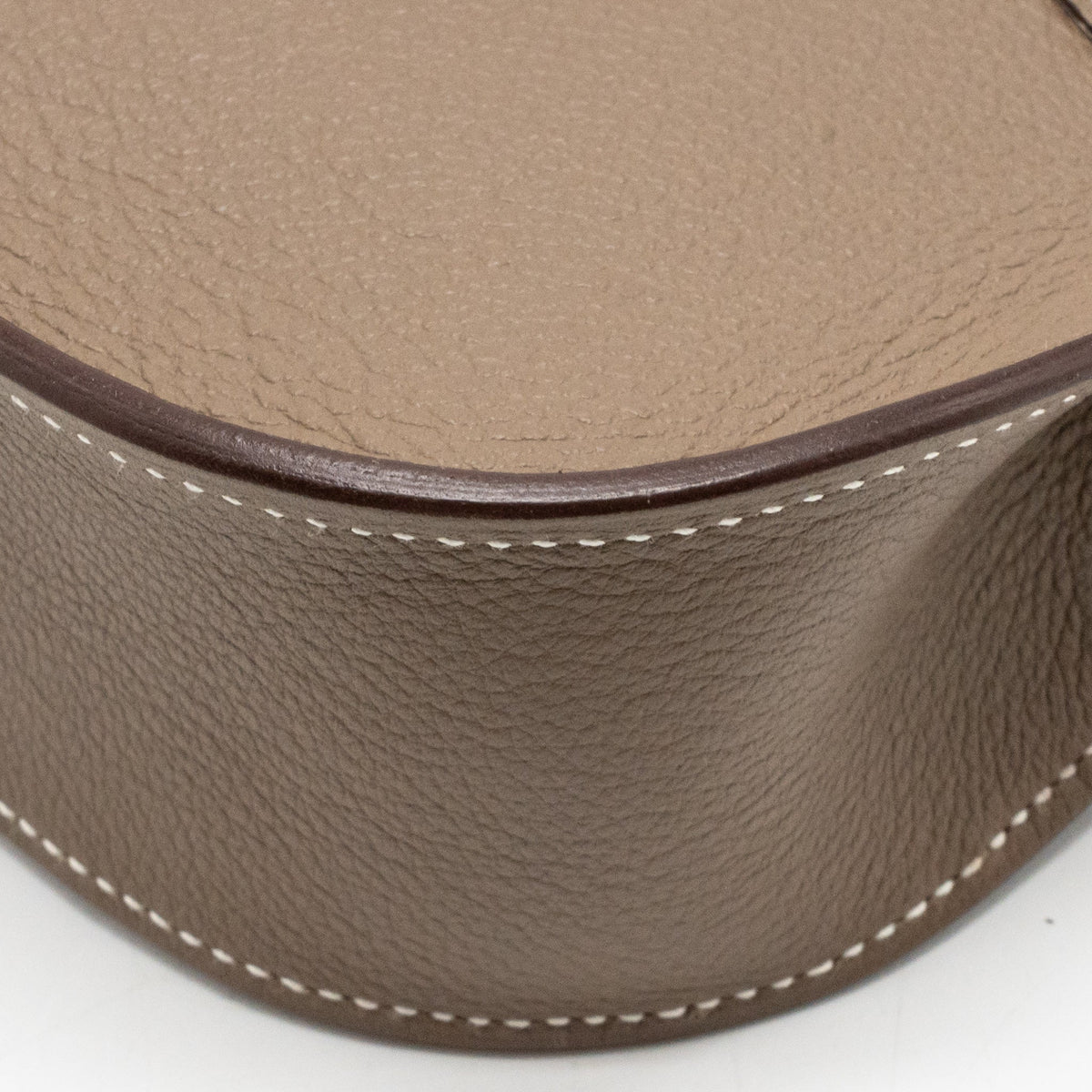 Hermes Mini Jypsiere evercolor Etoupe SHW