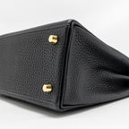 Hermes Kelly 25 Togo Black GHW