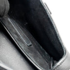 DIOR MINI SADDLE GRAINED CALFSKIN BLACK GHW
