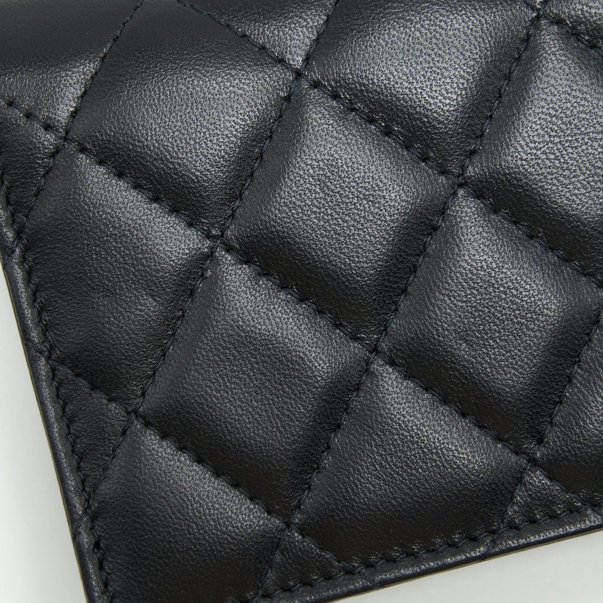 CHANEL MINI FLAP BAG WITH CAMELLIA CHAIN LAMBSKIN BLACK LGHW