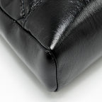 CHANEL MINI 31 BAG SHINY LAMBSKIN BLACK LGHW (MICROCHIP)