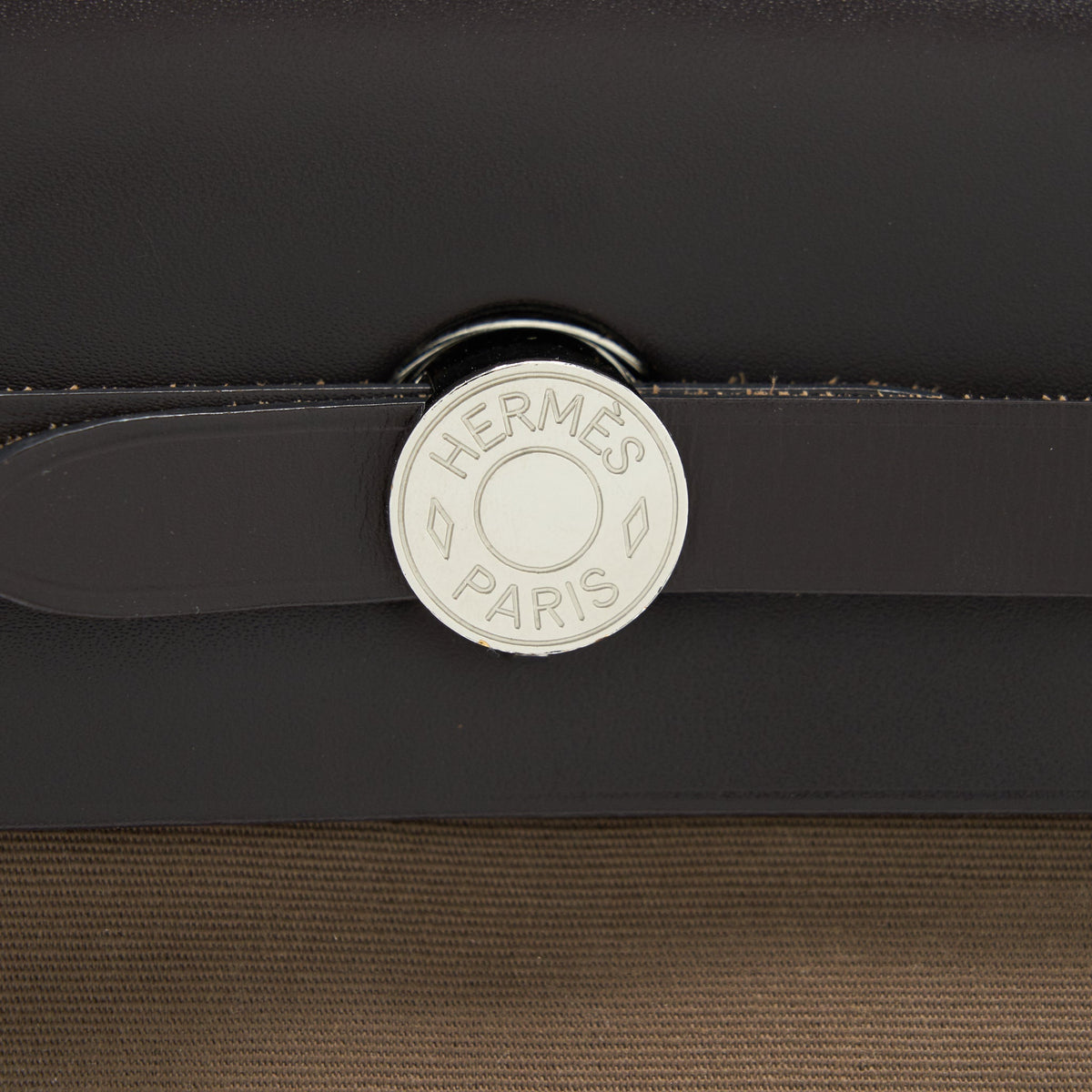 Hermes Herbag zip 31 bag Etoupe/Ebene SHW