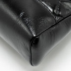 CHANEL MINI 31 BAG SHINY LAMBSKIN BLACK LGHW (MICROCHIP)