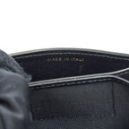 CHANEL MINI FLAP BAG WITH CAMELLIA CHAIN LAMBSKIN BLACK LGHW