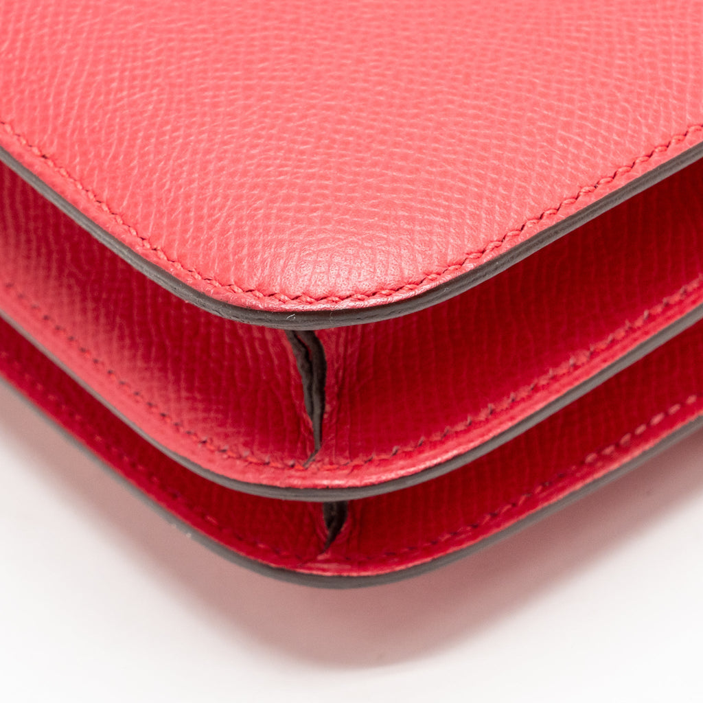 Hermes Mini Constance Epsom Rose Extreme GHW