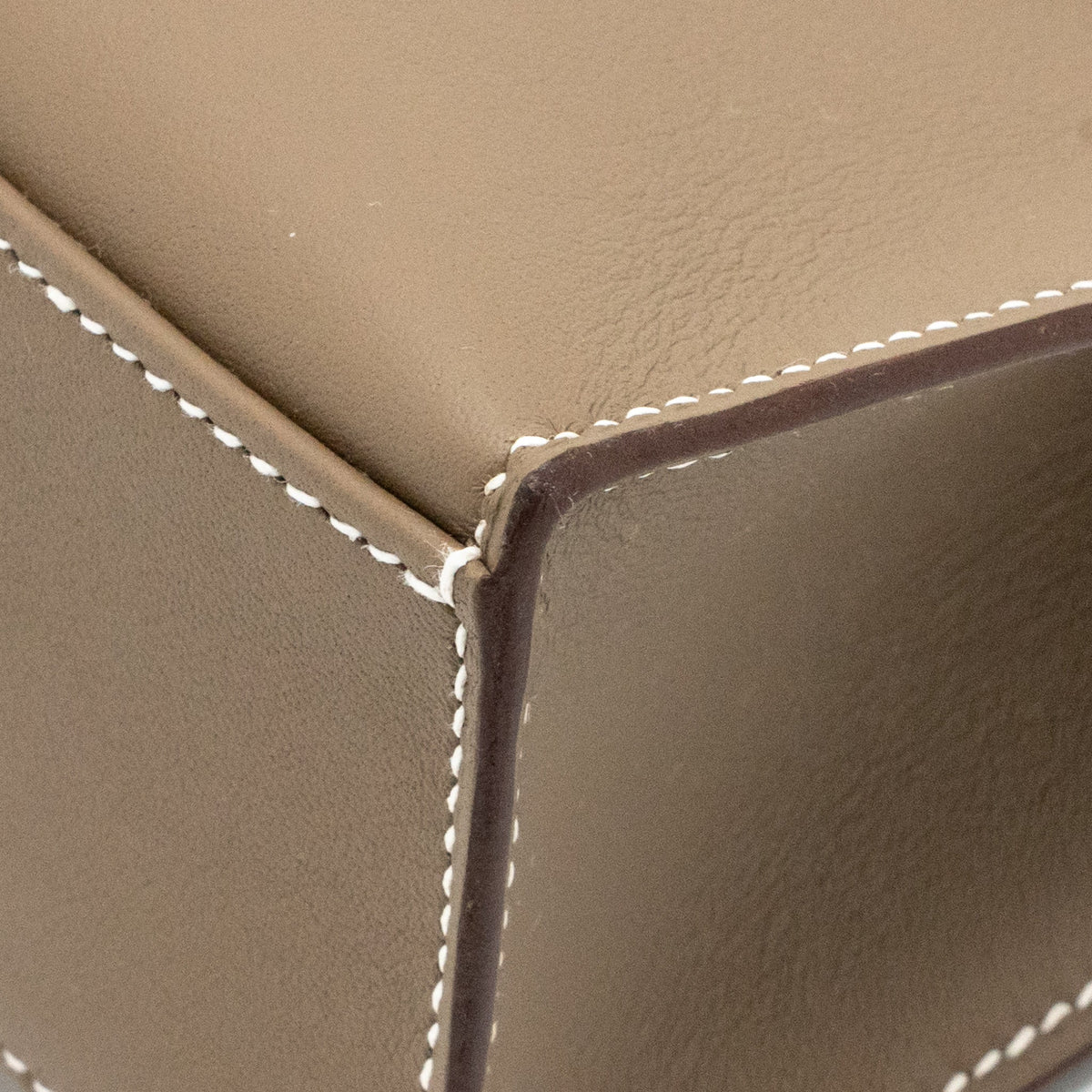 Hermes Kelly Pochette swift etoupe SHW