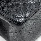 CHANEL MEDIUM CLASSIC DOUBLE FLAP BAG CAVIAR BLACK GHW
