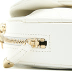 CHANEL SMALL HEART BAG LAMBSKIN WHITE LGHW