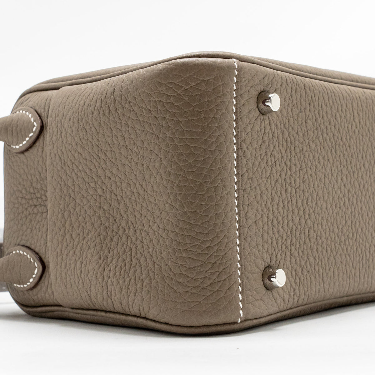 Hermes Mini Lindy II clemence etoupe SHW