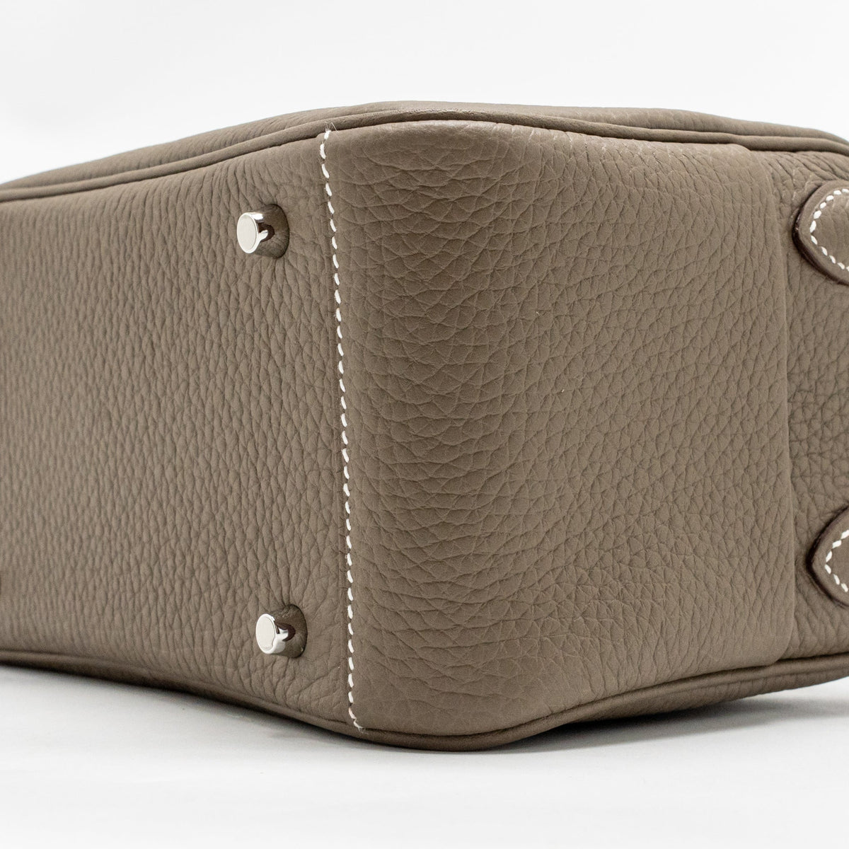 Hermes Mini Lindy II clemence etoupe SHW