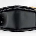 CHANEL MEDIUM BOY BAG CAVIAR BLACK GHW (MICROCHIP)