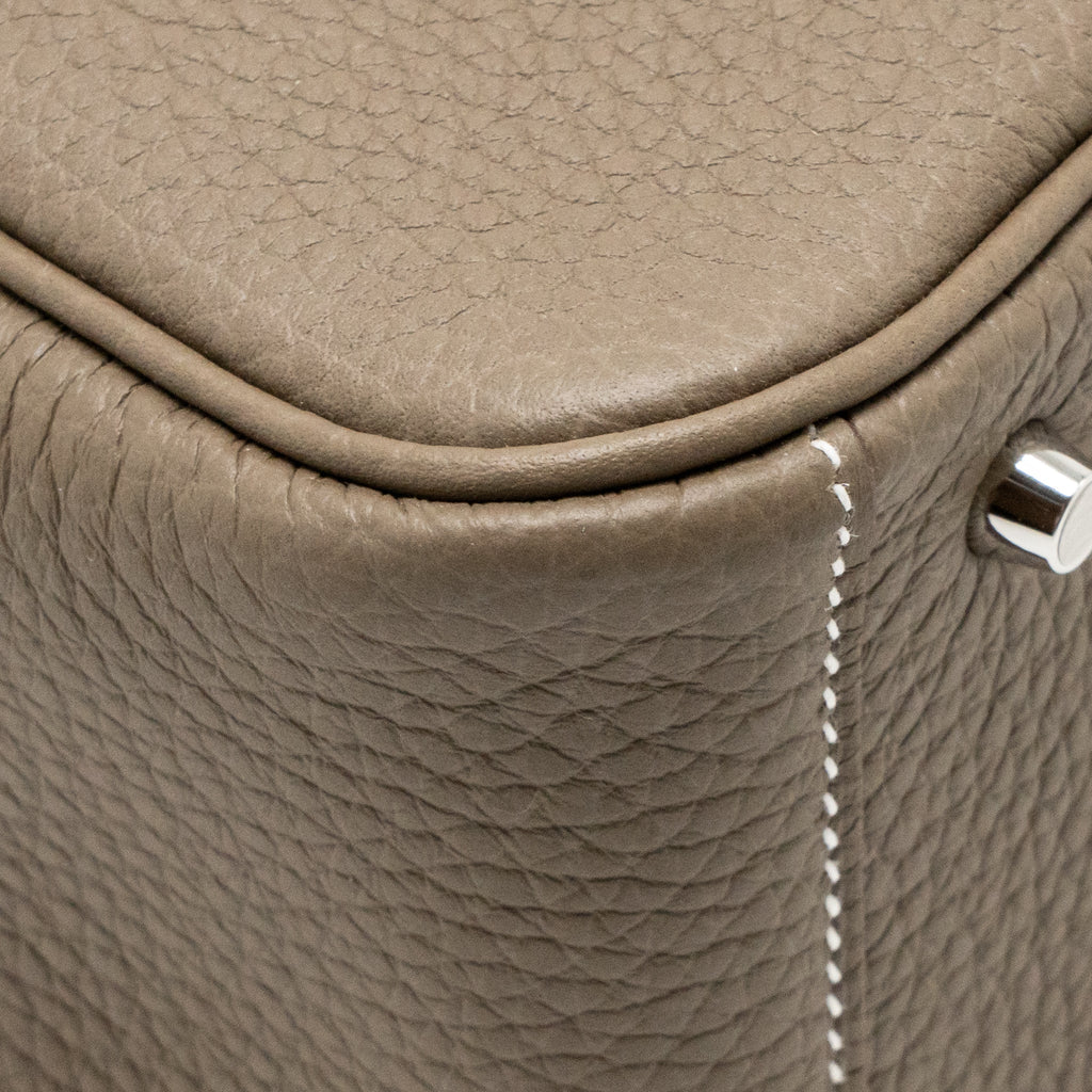 Hermes Mini Lindy II clemence etoupe SHW