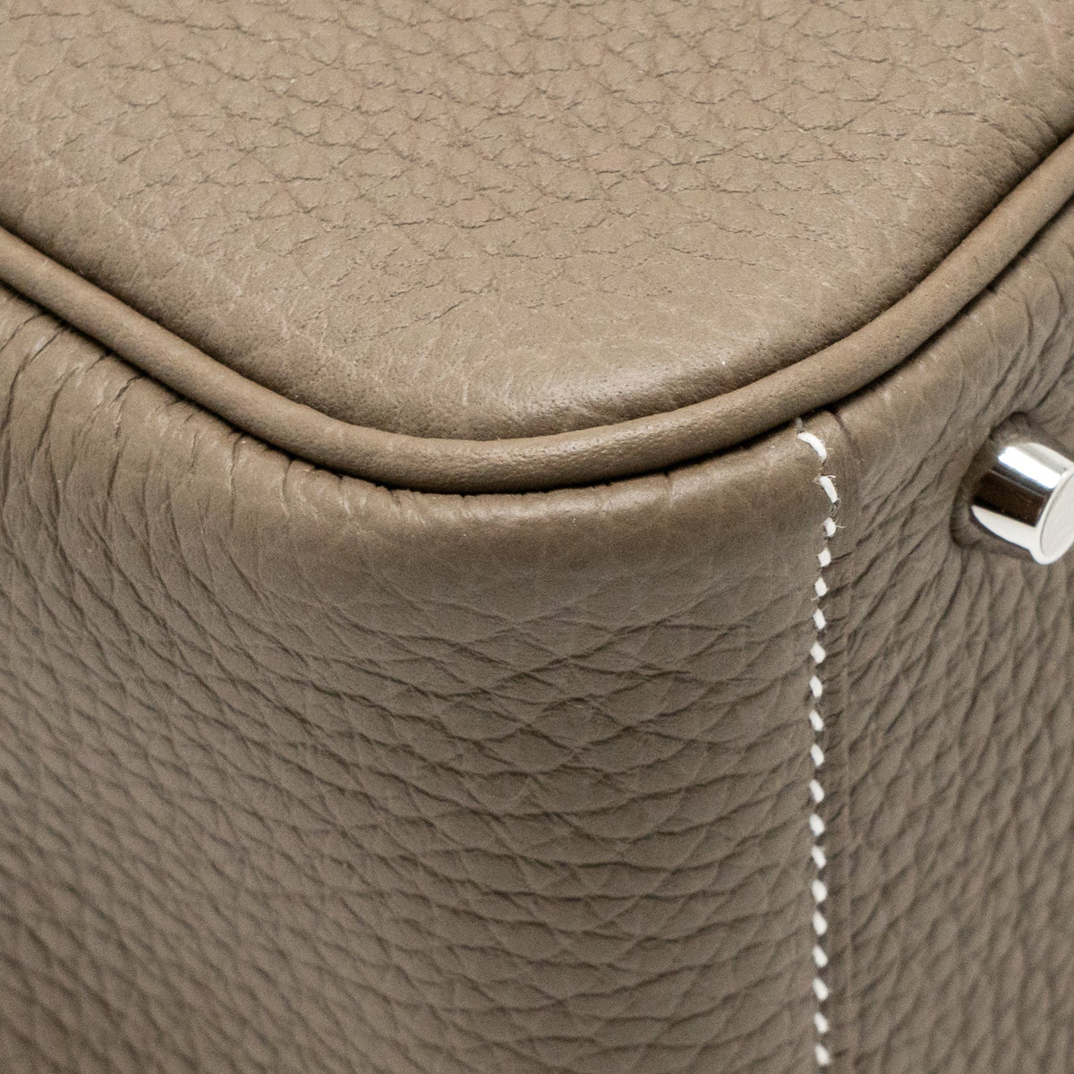 Hermes Mini Lindy II clemence etoupe SHW