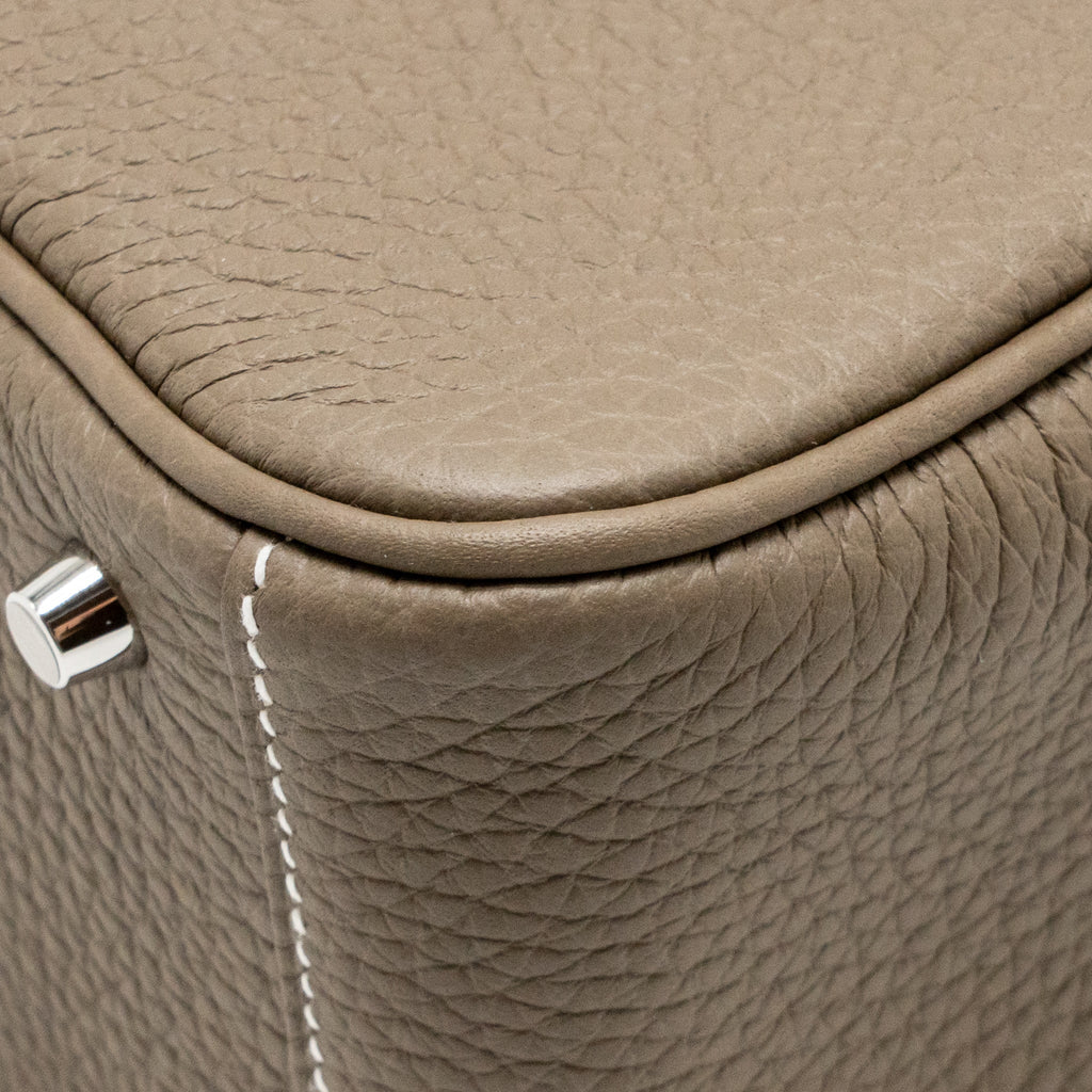 Hermes Mini Lindy II clemence etoupe SHW
