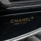 CHANEL MINI RECTANGULAR FLAP BAG LAMBSKIN BLACK LGHW