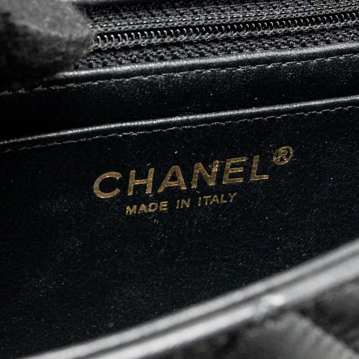 CHANEL MINI RECTANGULAR FLAP BAG LAMBSKIN BLACK LGHW