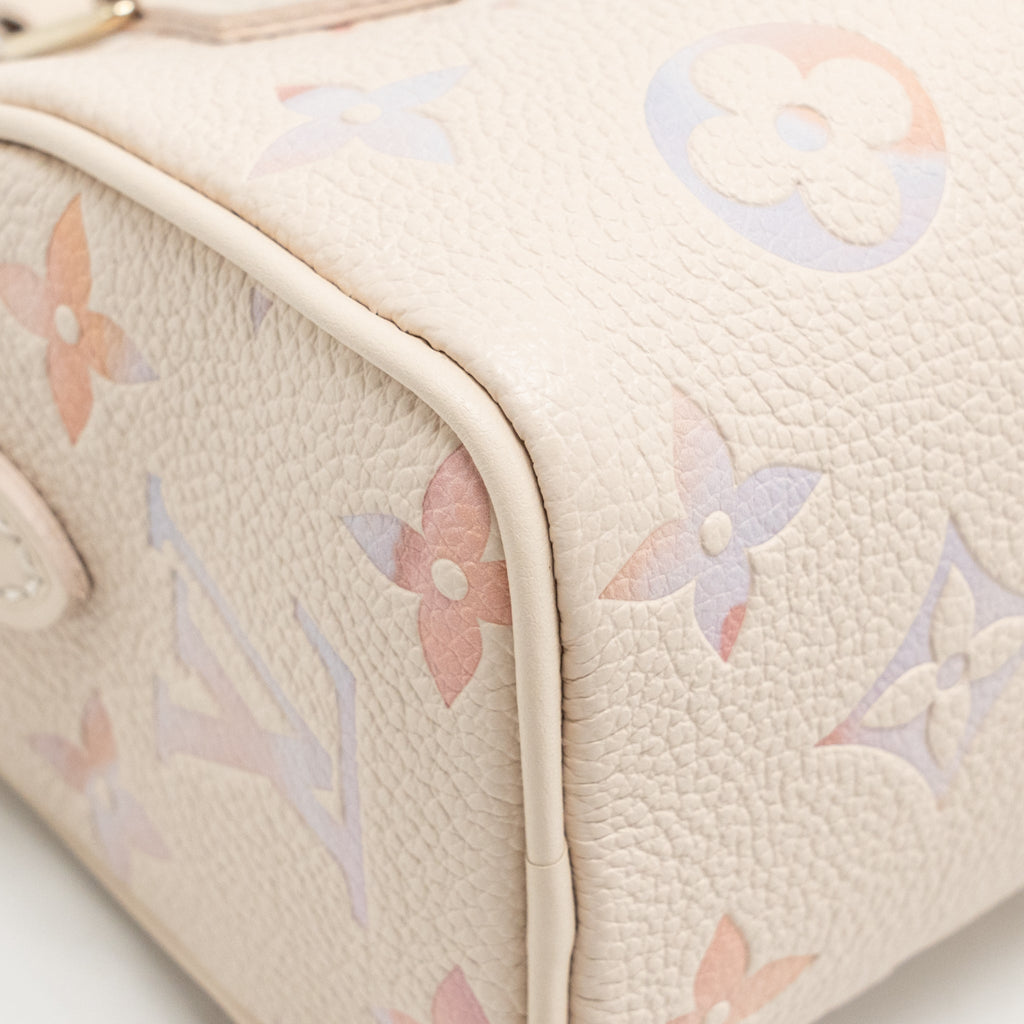 Louis Vuitton Nano Speedy Monogram Empreinte Leather Gradient Dream Colorway Multicolour LGHW