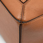 LOEWE SMALL PUZZLE BAG CALFSKIN TAN SHW