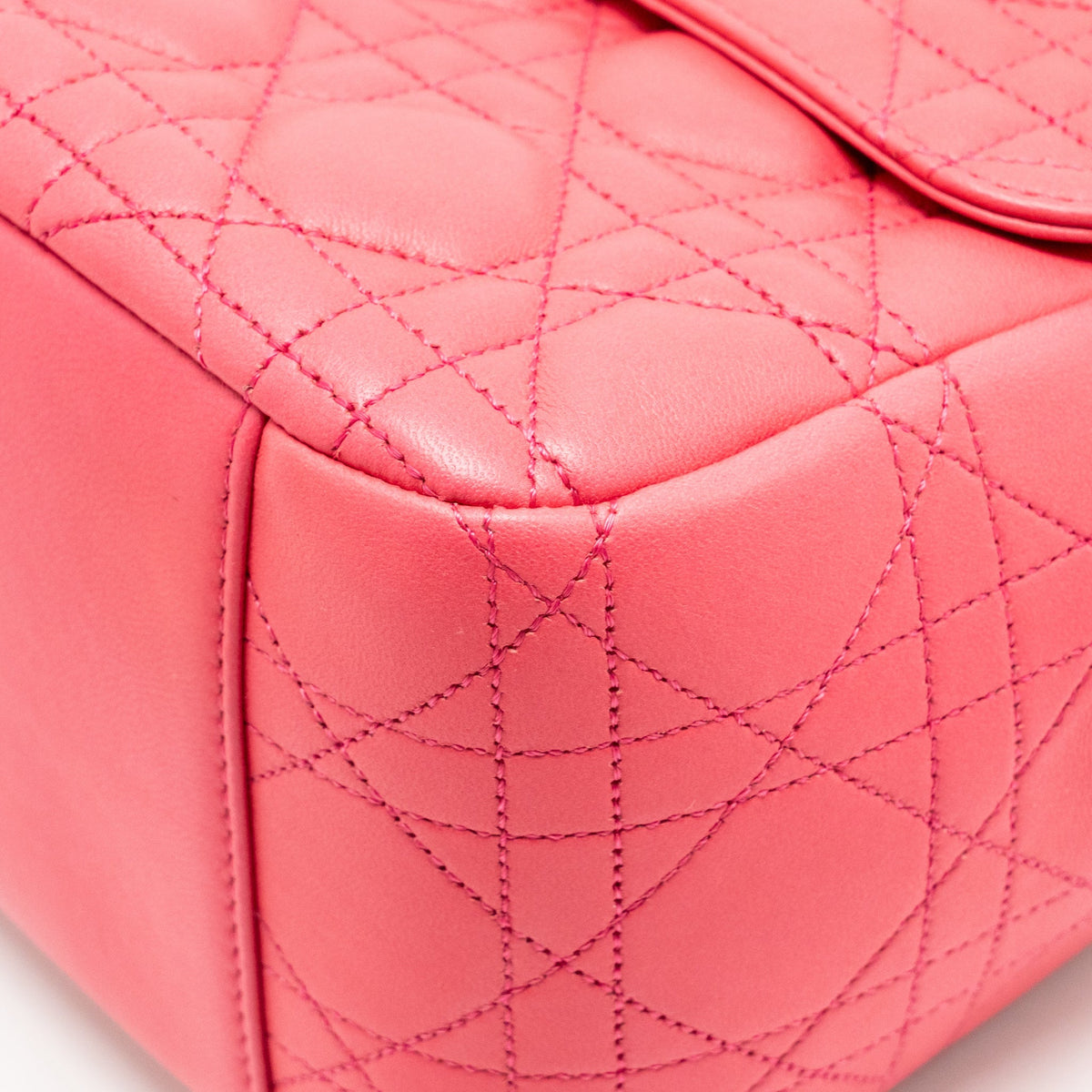 Dior Medium Miss Dior Flap Bag Cannage Lambskin Pink SHW