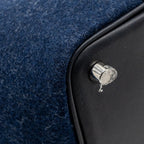 Hermes Picotin 18 Felt Lock Bag Blue Nuit / Caban SHW with Birdy Charm (Sell In A Set)