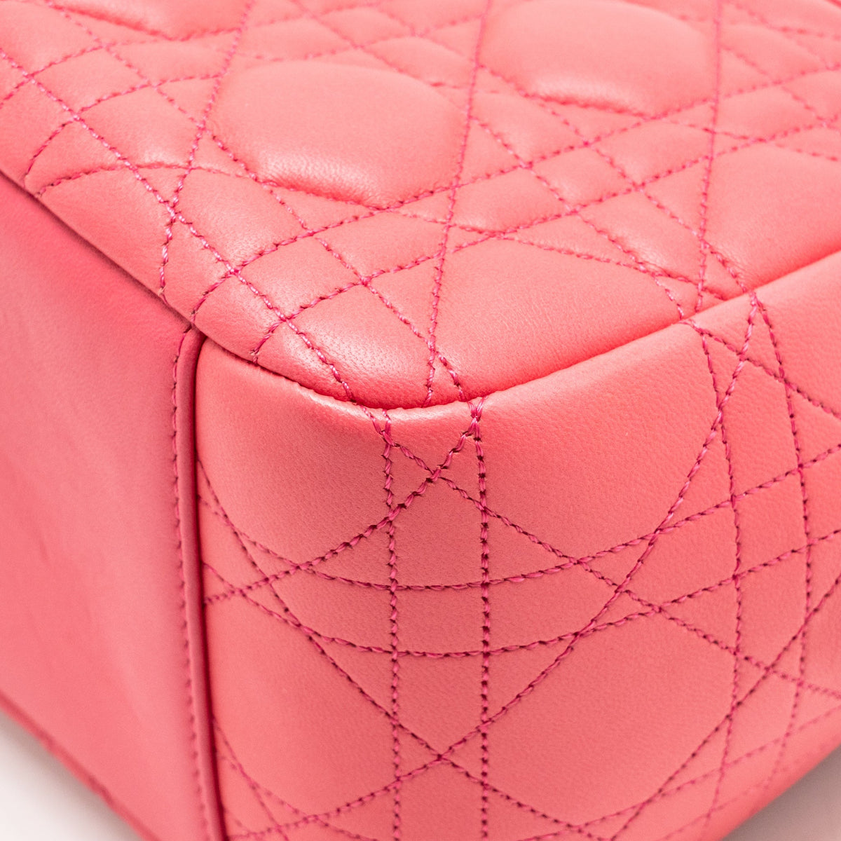 Dior Medium Miss Dior Flap Bag Cannage Lambskin Pink SHW