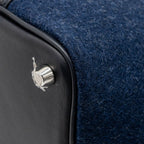Hermes Picotin 18 Felt Lock Bag Blue Nuit / Caban SHW with Birdy Charm (Sell In A Set)