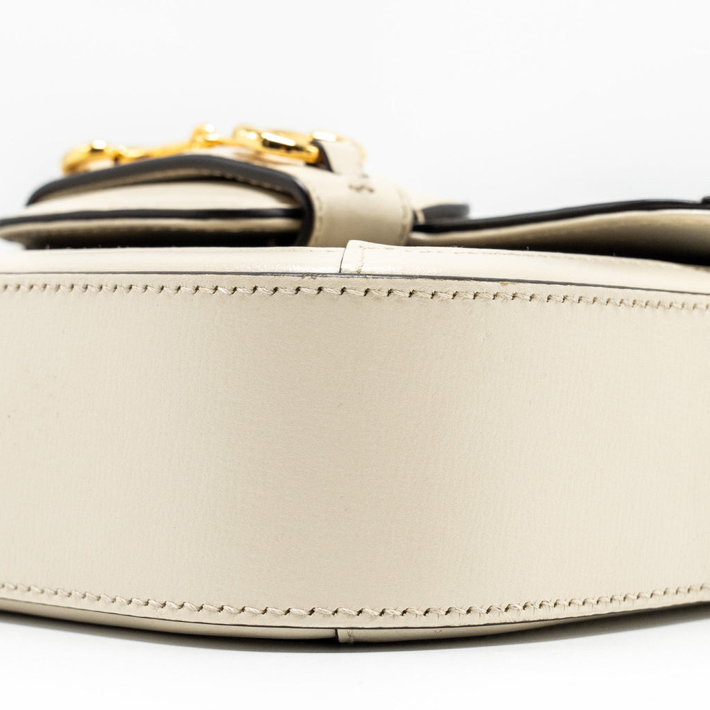 GUCCI MINI HOURSEBIT 1955 BAG GG SUPREME CANVAS/LEATHER GHW