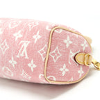 LOUIS VUITTON NANO SPEEDY MONOGRAM JACQUARD DENIM PINK