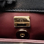 CHANEL SMALL COCO HANDLE CAVIAR BLACK LGHW (MICROCHIP)