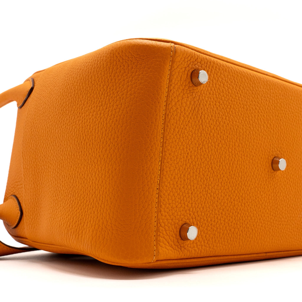 Hermes Lindy 30 Clemence Apricot SHW