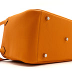 Hermes Lindy 30 Clemence Apricot SHW