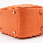 Hermes Mini Lindy Clemence 9J Feu SHW