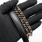 CHANEL SMALL COCO HANDLE CAVIAR BLACK LGHW (MICROCHIP)