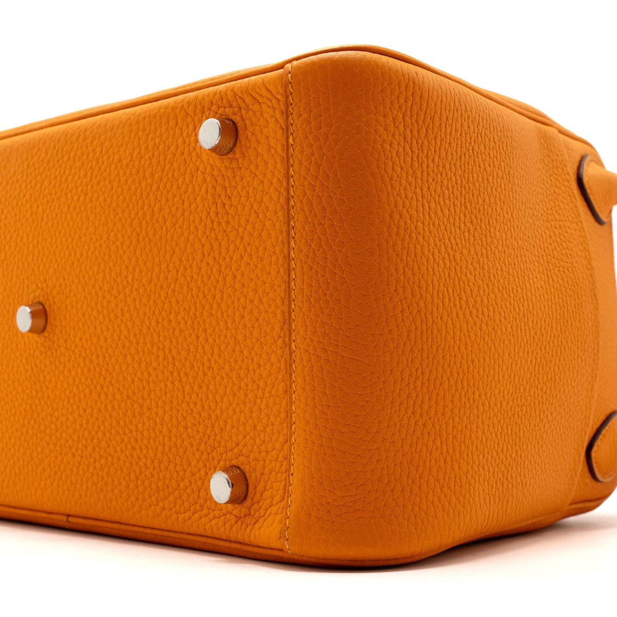 Hermes Lindy 30 Clemence Apricot SHW
