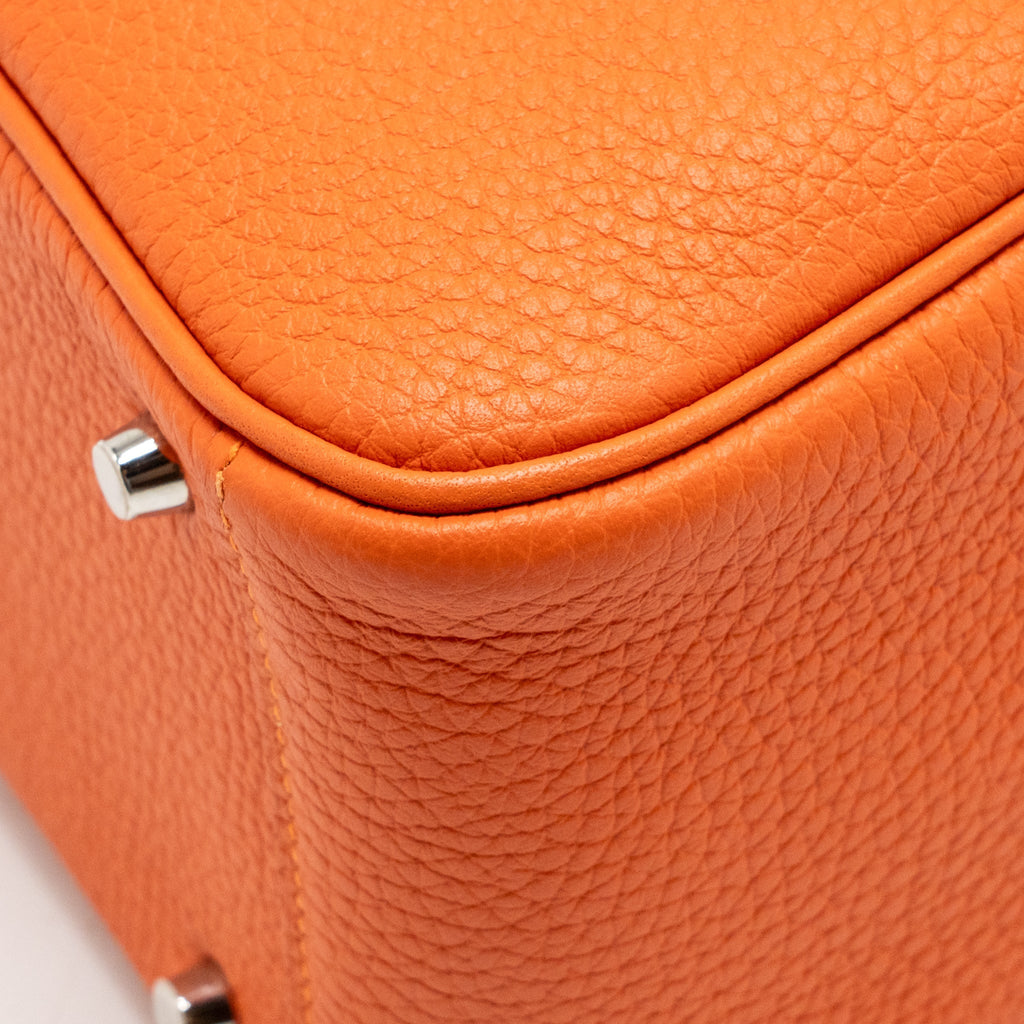 Hermes Mini Lindy Clemence 9J Feu SHW