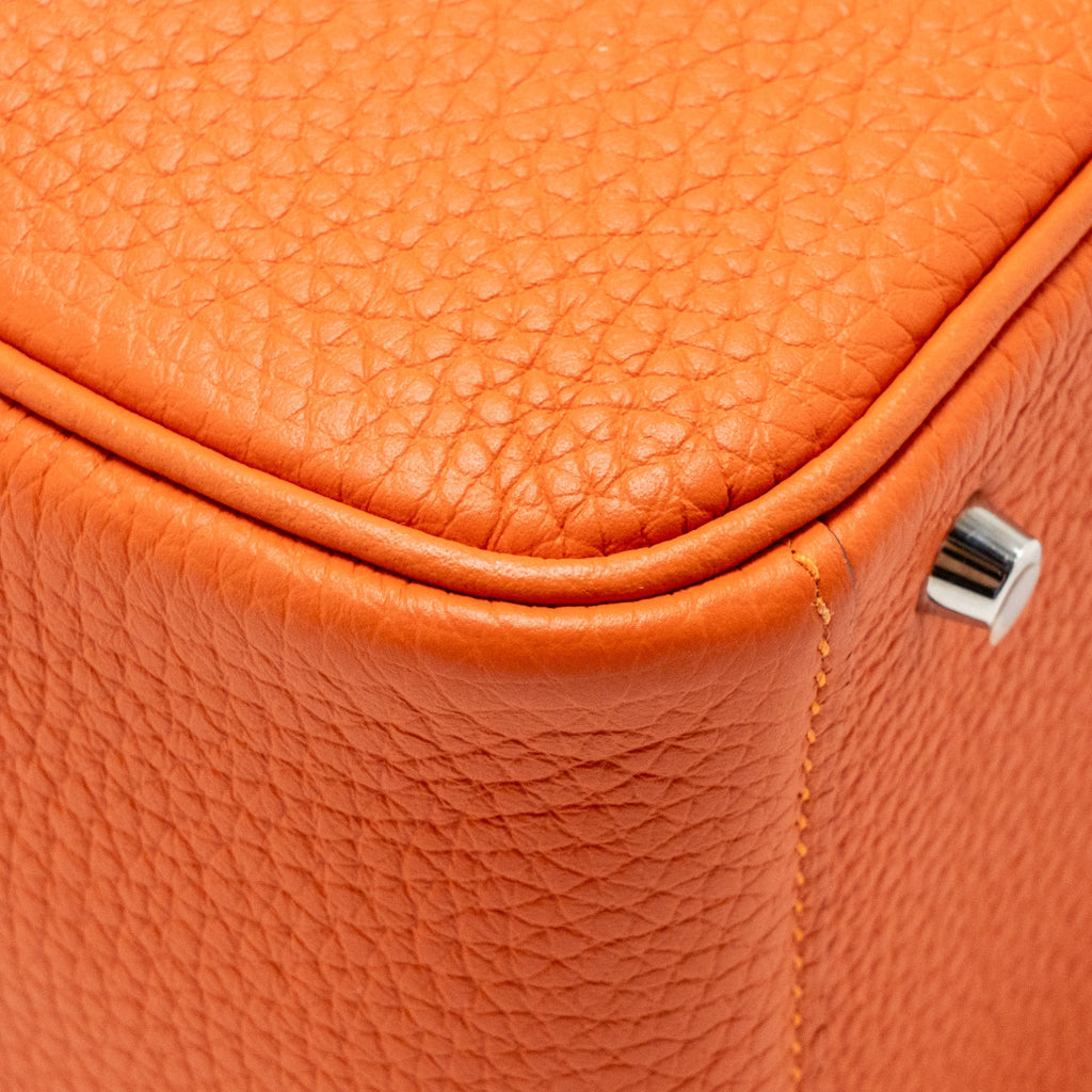 Hermes Mini Lindy Clemence 9J Feu SHW