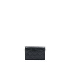CHANEL CLASSIC FLAP CARD HOLDER CAVIAR BLACK SHW