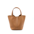 Hermes Picotin 22 Lock Bag Clemence Gold GHW