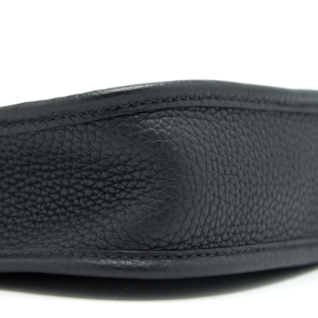 HERMES MINI EVELYNE BLACK GHW