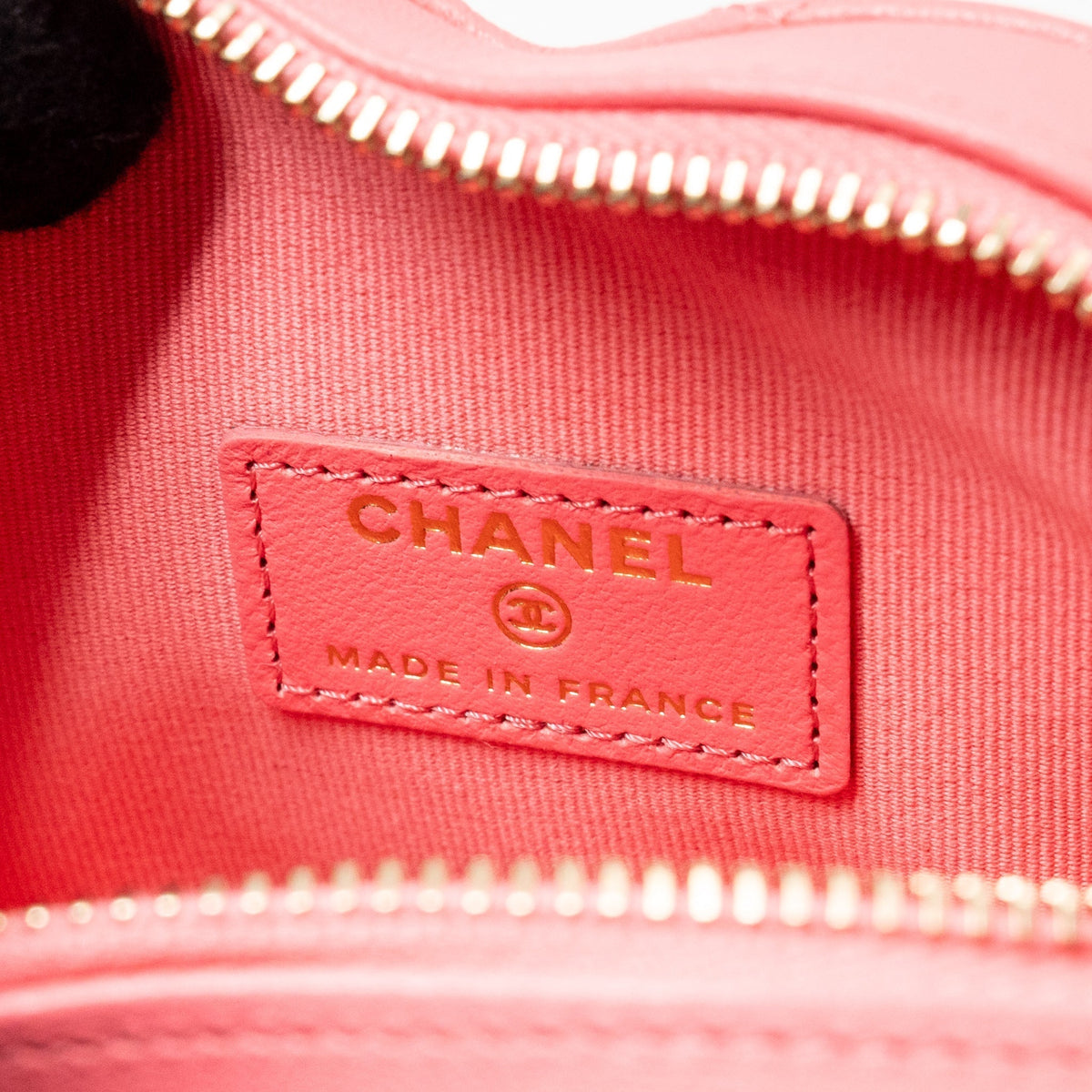 CHANEL SMALL HEART BAG LAMBSKIN PINK LGHW
